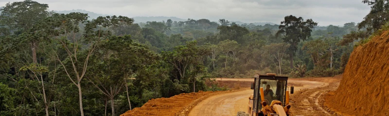 Ny vei bygges i Afrika