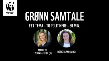Grønn samtale, ett tema – to politikere – 30 min.