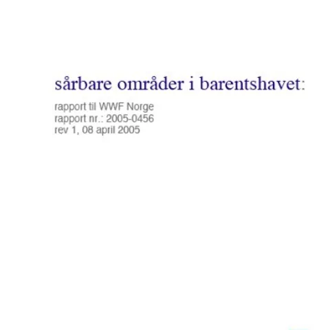 Forsiden av rapporten