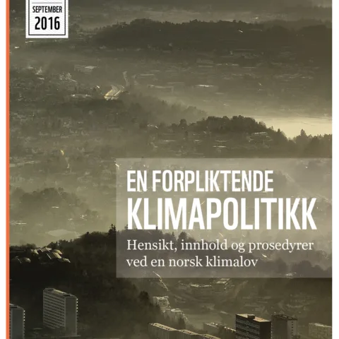 Forsiden av rapporten