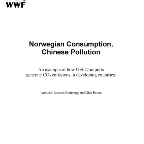 Forsiden av rapporten