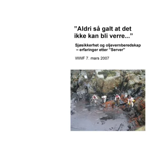Forsiden av rapporten