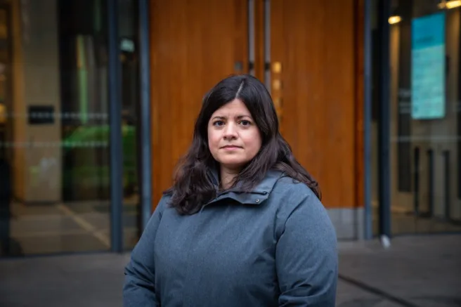 WWFs generalsekretær Karoline Andaur foran tingretten i Oslo