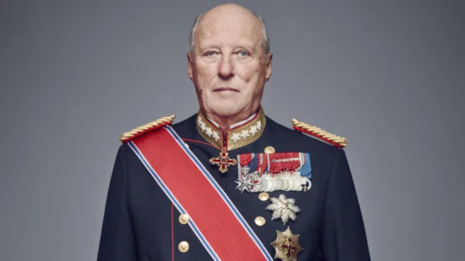 Kong Harald i festantrekk