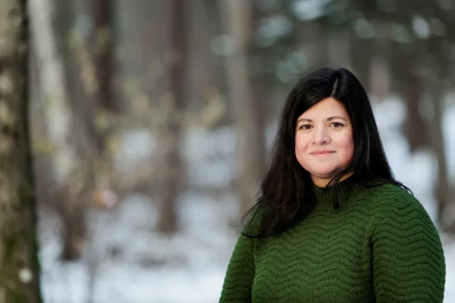 Karoline i vinterlandskap